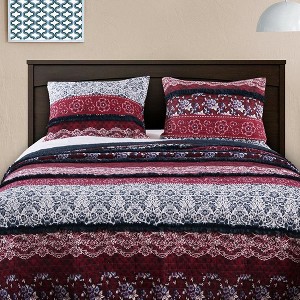 Barefoot Bungalow Monroe Reversible Perfect Pillow Sham - Multicolor - 1 of 4