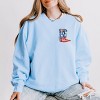Simply Sage Market American Cowgirl Social Club Front And Back Lightweight Garment Dyed Sweatshirt - 3 of 4