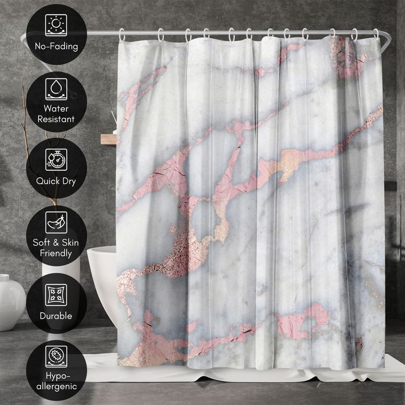 Americanflat 71" x 74" Shower Curtain by Grab My Art, 5 of 8