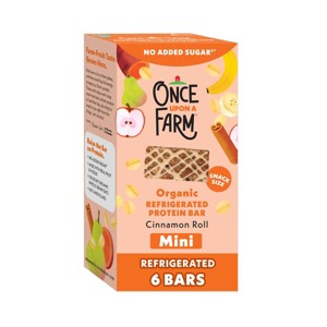 Once Upon A Farm Organic Cinnamon Roll Protein Bars - 4.68oz/6ct - 1 of 4
