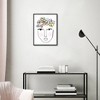18" x 24" Flower Girl 2 by Nikki Chu Framed Canvas Art Print - Masterpiece Art Gallery: Modern Portrait & Botanical Decor - 2 of 4