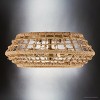 Urban Ambiance Luxury Bohemian Indoor Ceiling Light,  4-1/2''H x 12-1/4"W x 12-1/4''D,  Vintage Brass Finish, UHP4681 - 4 of 4