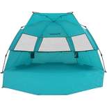 Alvantor Outdoor Automatic Pop-Up Sun Shade Canopy 3 People Beach Shelter Tent Turquoise