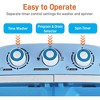 Pure Clean 2-in-1 Compact Portable Washer & Dryer (PUCWM22) - Blue - 3 of 4