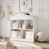 Kids Bookshelf, Toy Storage Organizer, 5-Cubby Bookcase, Toddlers Playhouse Cabinet Shelf, Wood Storage Toy Shelf for Playroom, Nursery, Kids Room - 2 of 4