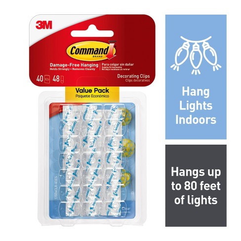 HOOK-COMMAND ADHESIVE, SMALL WIRE, CLEAR, 3/PK – Office Experts
