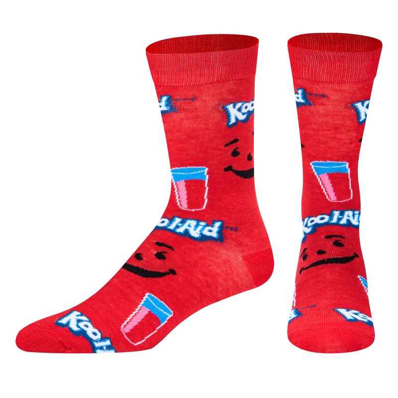 Crazy Socks, Kool Aid Cups, Funny Novelty Socks, Large, 2 of 6