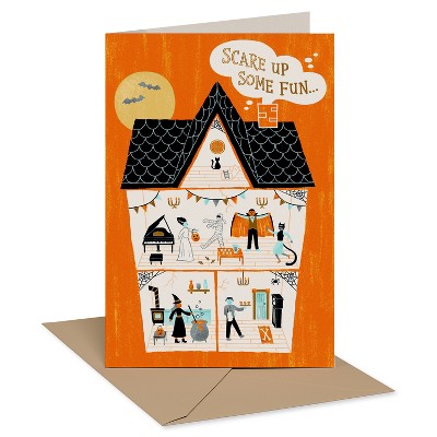 Halloween Party House Card Scare Up Some Fun