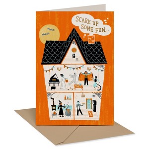 Halloween Party House Card Scare Up Some Fun - 1 of 3