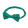 Jacob Alexander Men's Christmas Rudolph Reindeer Pattern Pre-Tied Adjustable Banded Bow Tie - Green - 2 of 2