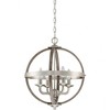 Quoizel Lighting Fusion 4 - Light Chandelier in  Brushed Nickel - 3 of 4
