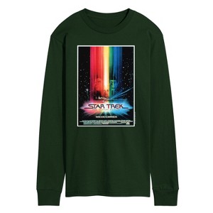 Men's - Star Trek - Retro Movie Poster Long Sleeve Graphic T-Shirt - 1 of 3