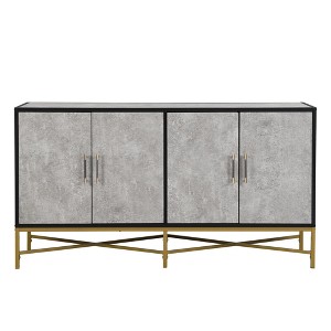 NicBex 4 Door Sideboard Cabnet with Metal Legs for Kitchen,Living Room - 1 of 4