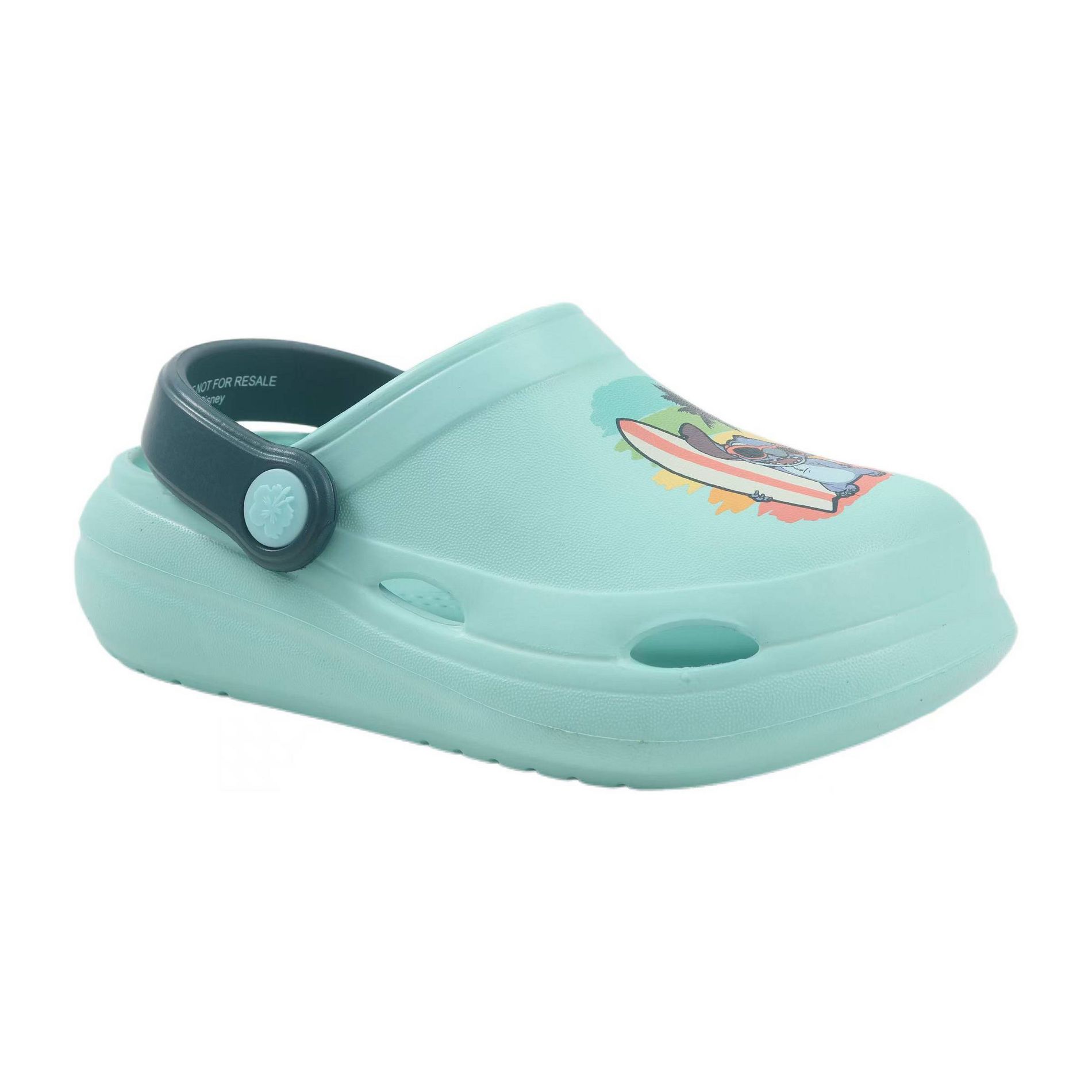 Toddler Boys' Disney Stitch Clogs - Green 9T-10T