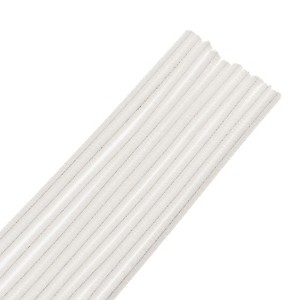 John Bead Fluffy Pipe Cleaners Chenille Stems for Art School Craft Supplies, 12in x 6mm White 100 Pieces - 1 of 3