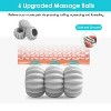 iMountek"360º Rotatable Neck Roller Massager with 6 Balls for Pain Relief in Neck, Legs, Thighs & Feet"Pink&Blue - 4 of 4