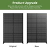 Dovelina Outdoor Freestanding Metal Privacy Screen Decorative Garden Fence - 3 of 4