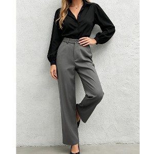 women's gray dress pants ED8577 4-Way Stretch Pant Truly neutral Women's Gray Dress Pants &