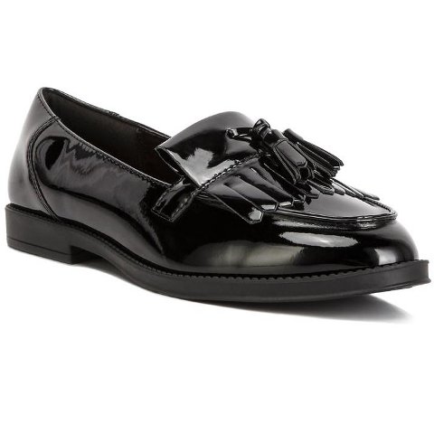 Женские туфли London Rag Womens Valerie Tassel Detail Patent Loafers 8