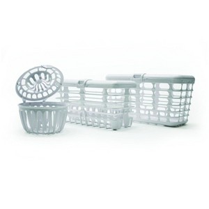 3-in-1 Dishwasher Basket for Baby Bottle Parts and Accessories, Made in USA from 100% Recycled Plastic - 1 of 4