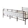 King Size High Board Metal Bed, Heavy Duty Metal Bed Frame, No Box Spring Needed, Easy Assemble, King Platform Bed Frame With Soft Headboard Footboard - 4 of 4