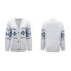 Womens Open Front Cardigan Sweaters Fall Causal Button Down Winter Outerwear Coats with Pocket - 4 of 4