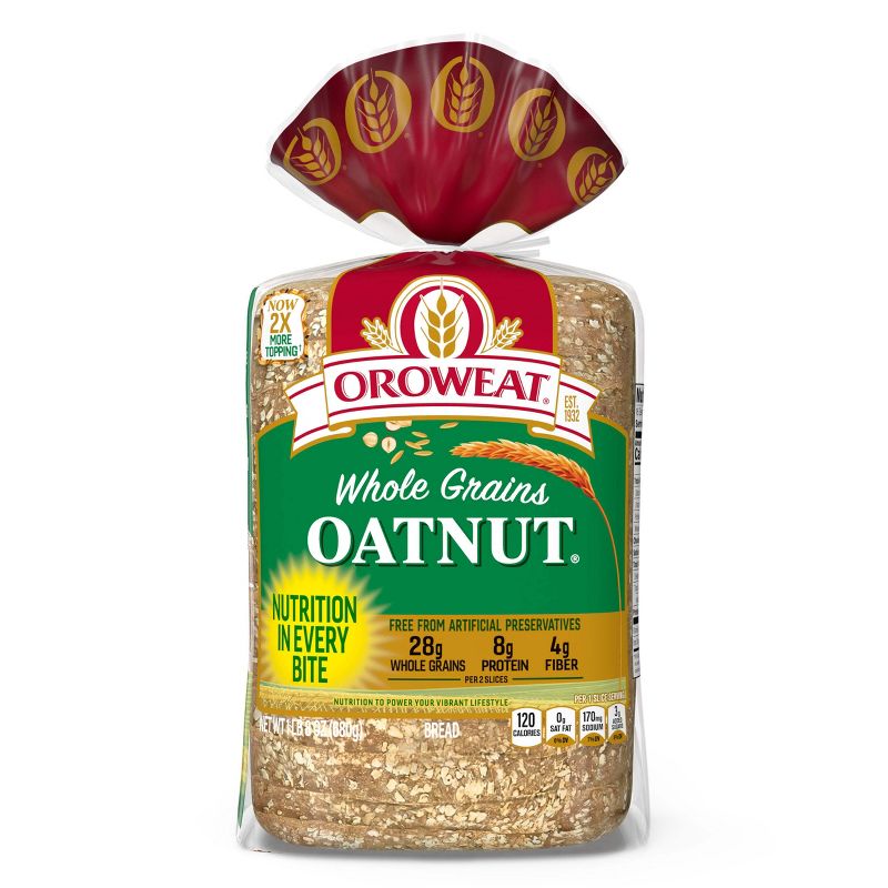 Oroweat Oatnut Bread - 24oz, 1 of 12