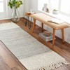 Hauteloom Cream Magnaga Wool Blend Braided Tassel Area Rug - 3 of 4