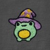 Dalix Sorcerer Frog Embroidered Cotton Relaxed Short Sleeve Tee T Shirt Womens - 4 of 4