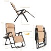 Costway 2PC Oversize Lounge Patio Heavy Duty Folding Recliner - 2 of 4