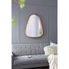 VYNXARIA Decorative Wall Mirrors - 30x38 Inch Irregular Wood Frame Mirror for Living Room, Bathroom, and Entryway - 2 of 4