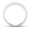 Pompeii3 1/4ct Diamond Wedding 14k White Gold Stackable Channel Set Ring High Polished - 2 of 4