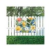 Cottage Garden West of The Wind Garden Glee Yellow, Red, Green 40 x 30 Inch Waterproof Gallery Wrapped Canvas, Outdoor Garden, Yard, Patio All Weather - 2 of 2