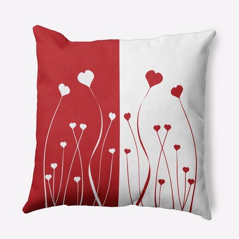 Valentine's throw outlet pillows