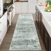 Area Rug Vintage Boho Rugs, Washable Print Indoor Rug Traditional Decorative Floor Carpet Non Slip Carpet Rug for Living Room Bedroom Entryway - 2 of 4