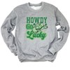 Simply Sage Market Women's Graphic Sweatshirt Howdy Go Lucky Cowboy Hat - 2 of 3