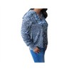 Women's Long Sleeve Smocked Velvet Blouse - mystree - 2 of 3