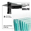 Promounts Tempered Glass Floating Wall Shelf, Holds Up to 17.6 lbs - 4 of 4