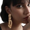 SOHI Women's Oblong Drop Earrings - 4 of 4