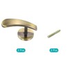 Unique Bargains Aluminum Alloy Office Decorative Wall Mounted Curtain Holdback - 3 of 4