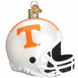 Old World Christmas Glass Blown Ornament, Tennessee Volunteers Helmet - 1 of 3