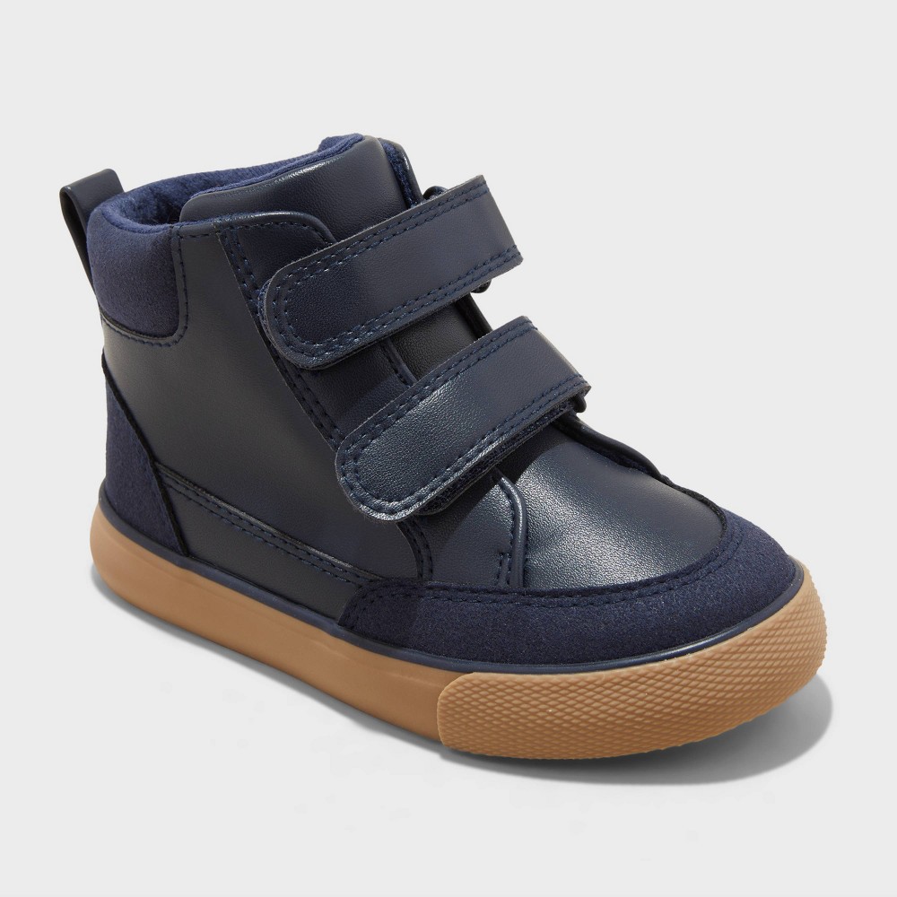 Toddler Xavier High Top Sneakers - Cat & Jack™ Navy Blue ( Size 12T)