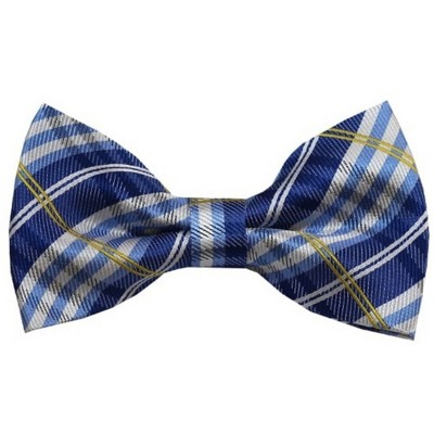 Men's Stripe Color 2.75 W And 4.75 L Inch Pre-Tied adjustable Bow Ties