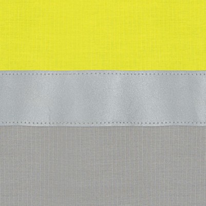 fluorescent yellow/grey ripstop