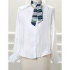 Allegra K Women Polka Dot Heart Print Stripes Skinny Double-Sided Neckerchief - 2 of 4