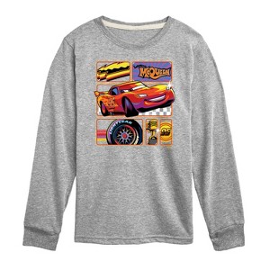 Boys' - Disney - Lightning McQueen Best Trophies Long Sleeve Graphic T-Shirt - 1 of 4