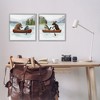 Stupell Industries Woodland Animals on Canoes, 17" x 17" - 2 of 4