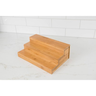 Lipper International Bamboo Expandable Step Shelf - Thumbnail 3