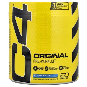 C4 / Cellucor C4® Original, Pre-Workout, Icy Blue Razz, 12.7 oz (360 g) - 1 of 4