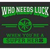 Women's Marvel St. Patrick's Day Captain Marvel No Luck Needed T-Shirt - 2 of 4